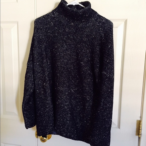 ZARA Navy Oversized Sweater