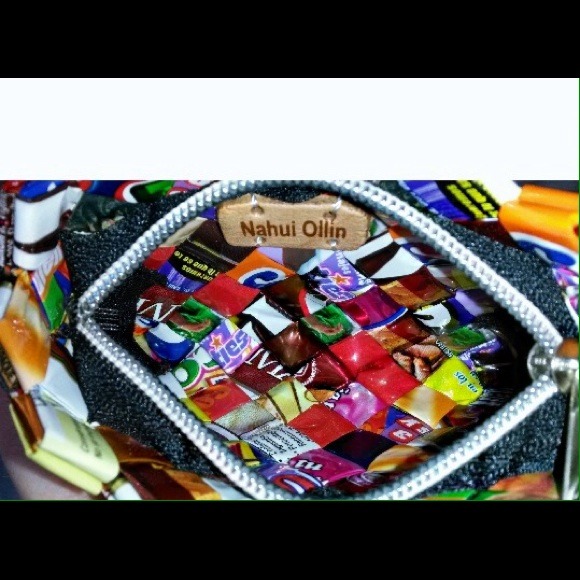 Nahui Ollin CANDY WRAPPER PURSE - Picture 2 of 4
