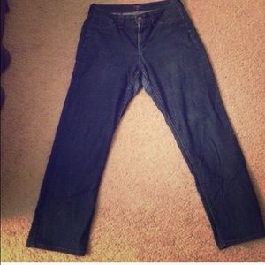 Dark blue jeans. Size 14