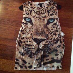 Leopard face top