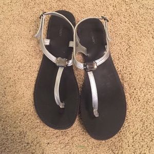 Old Navy Silver Sandals