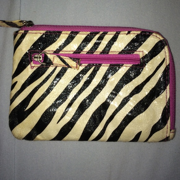 zebra print wallet