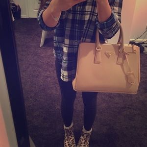 Additional photos prada double zip Saffiano