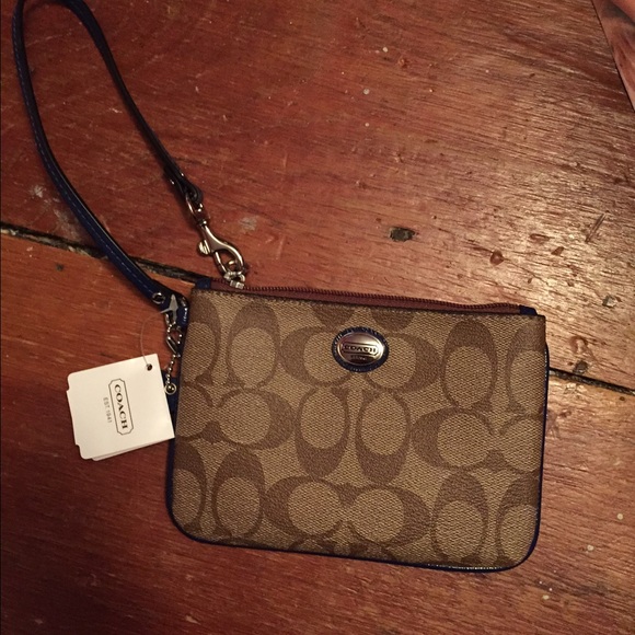 Authentic, new with tags coach wristlet
