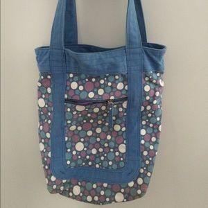 Polka dot tote