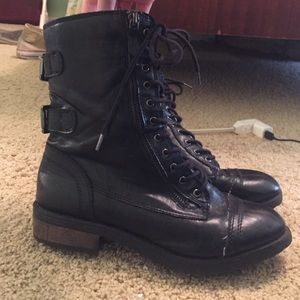 Black Combat Boots