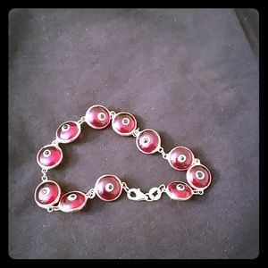 Red evil eye bracelet