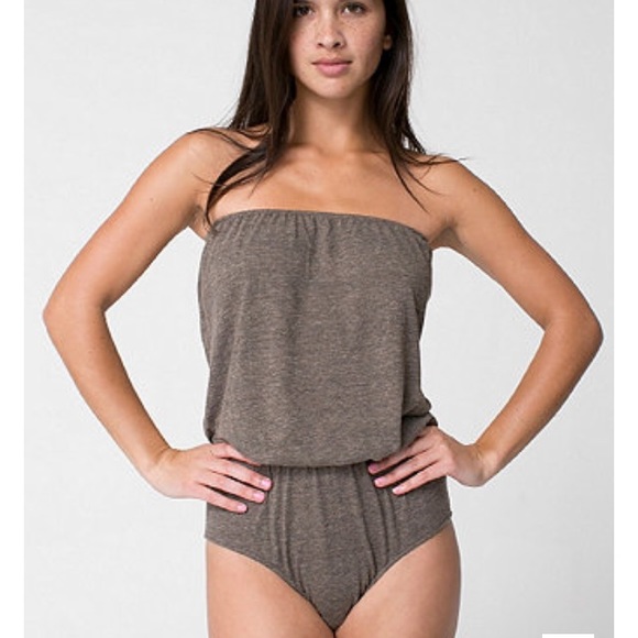 American Apparel Other - 🌙🌙Tri blend high waist brief romper 🌙🌙