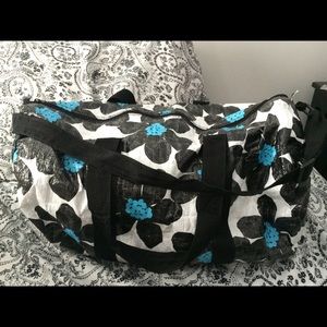 Floral duffle bag