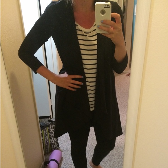 Long black blazer