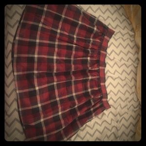 BUNDLED Plaid skater skirt! NWOT! + dress!