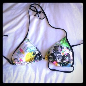 Colorful bikini top!