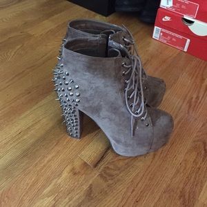 Spiked booties