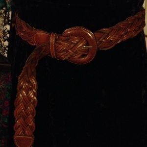 Genuine leather Weaved belt