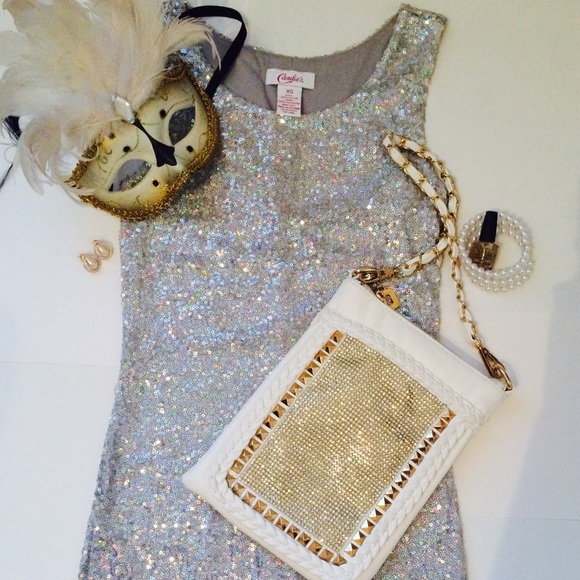 Silver Sequin Dress $13 TODAY ONLY! :)