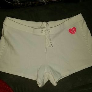 Victoria secrets sweat shorts.  Never worn