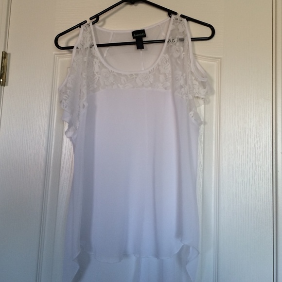 White sheer top!