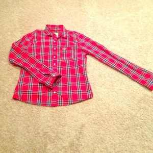 Hollister Red Flannel