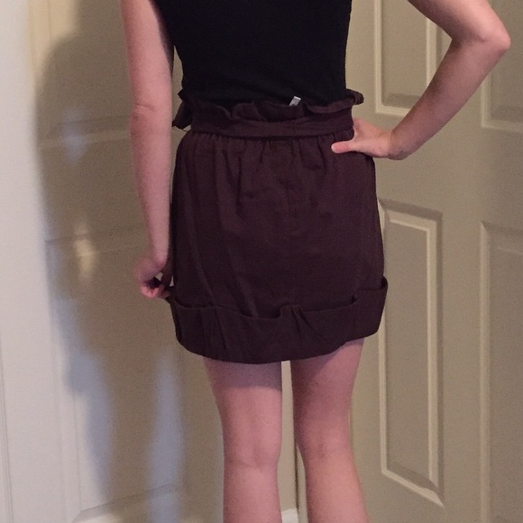 BCBGeneration Brown Bubble Skirt Size 2 - Picture 2 of 2