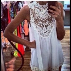 LACE MINI DRESS... Size L= M COMING SOON