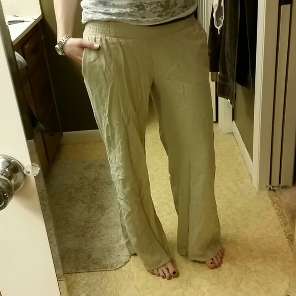 Old Navy tan linen pants *reduced!!