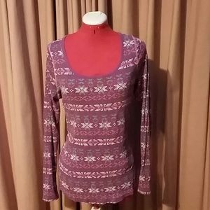 $5. Southwest  print thermal top