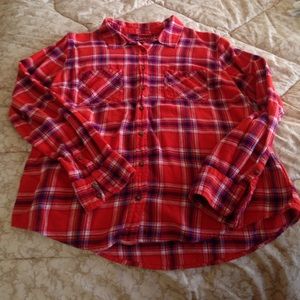 Orange/purple flannel