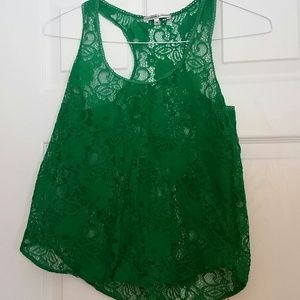 Lace tank top