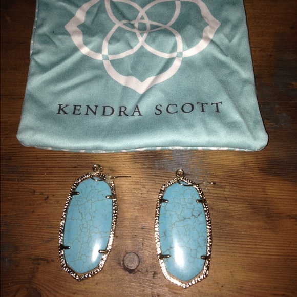 Kendra Scott Turquoise Danielle Earrings