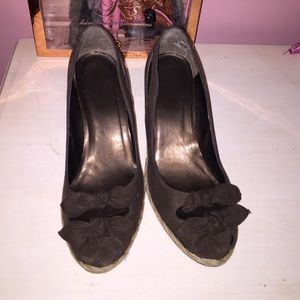 SW chocolate brown espadrille