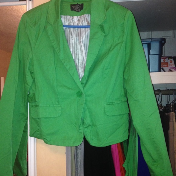 Green blazer