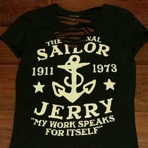 Custom Cut Sailor Jerry Tee