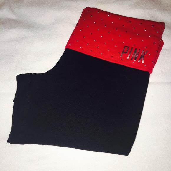 PINK SKINNY YOGA PANTS