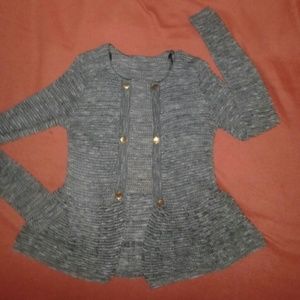 Peplum Cardigan