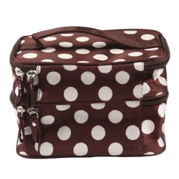 NEW Collapsible Double Layer Cosmetic Case/Bag - Picture 2 of 4