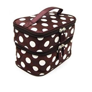 NEW Collapsible Double Layer Cosmetic Case/Bag