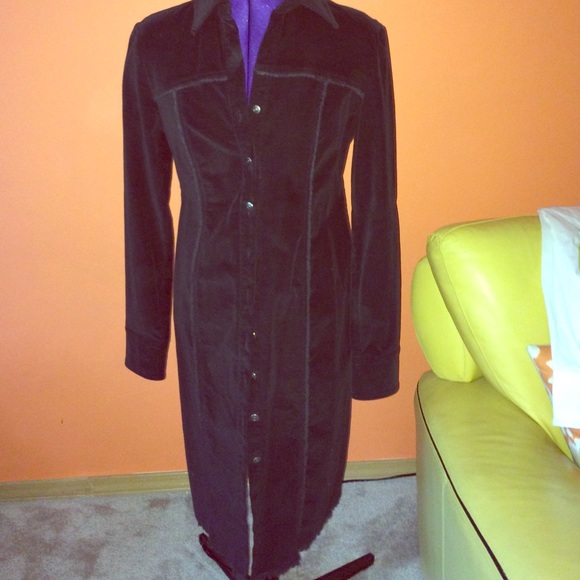 Nordstrom brand "Rubbish" Long corduroy coat