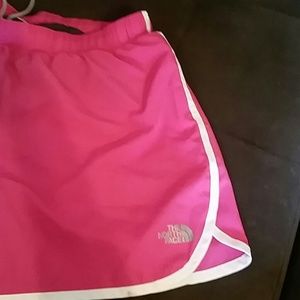 **last call* pink running shorts by The North Face