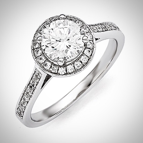Sterling Silver  CZ Brilliant Embers Ring