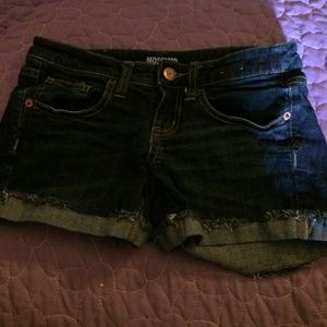 Denim shorts