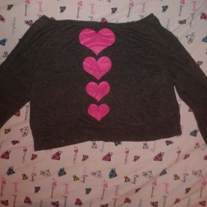 Pink heart swearer