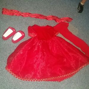 American girl Christmas dress