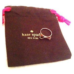 Kate Spade Rose Gold Bow Ring