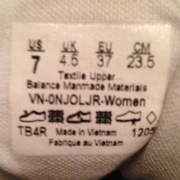 Black/Ocean/White Vans - Picture 2 of 4