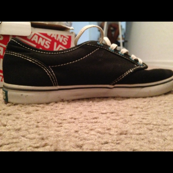 Black/Ocean/White Vans - Picture 4 of 4