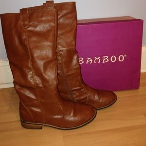Chestnut riding boot