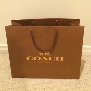 Coach shopping bag