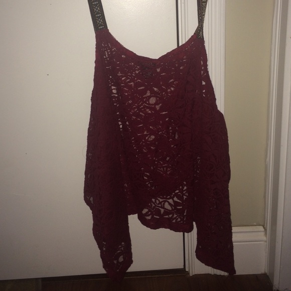 Cute see through crop top