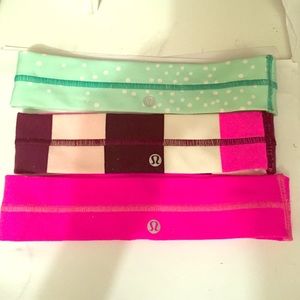 3-Pack of Lululemon Headbands