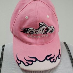 Choppa pink flames hat